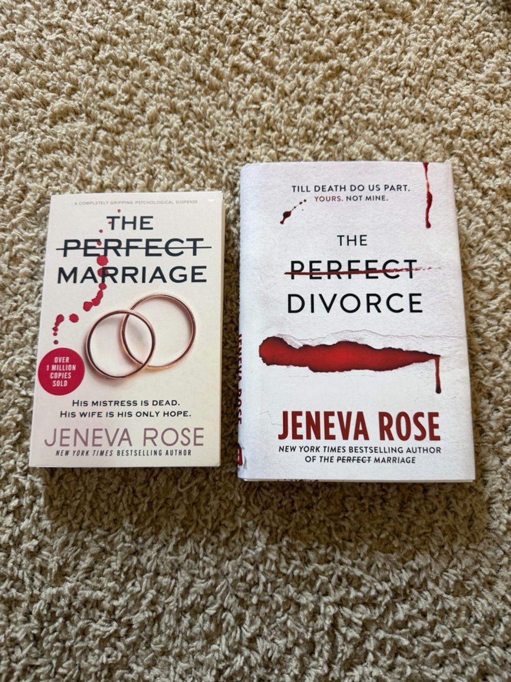 The Perfect Marriage and The Perfect Divorce Book Series by Jeneva Rose